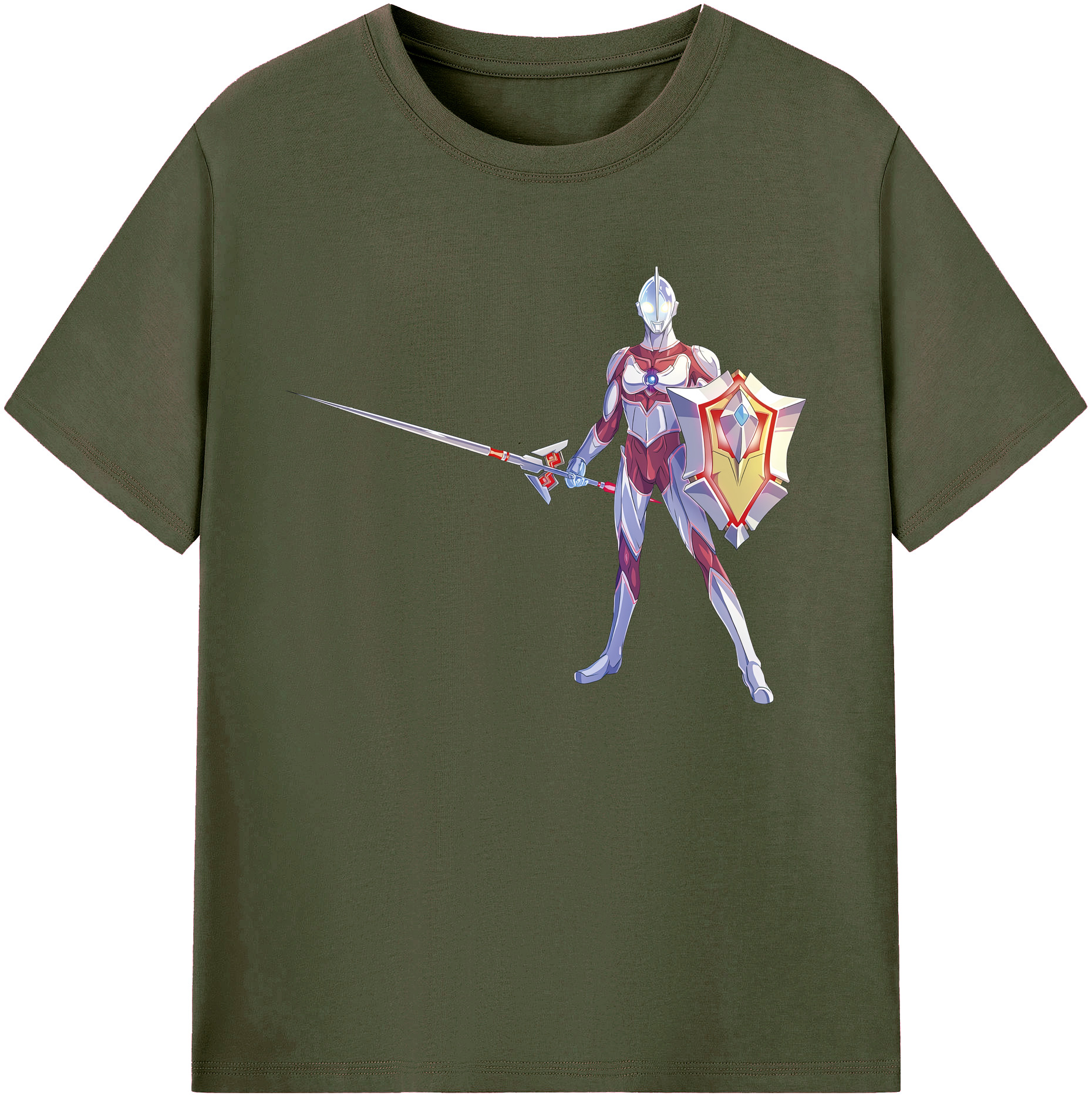 （画像用） ウルトラマン Ultraman 綿100％ メンズ半袖Tシャツ｜肌触りやわらか＆通気性